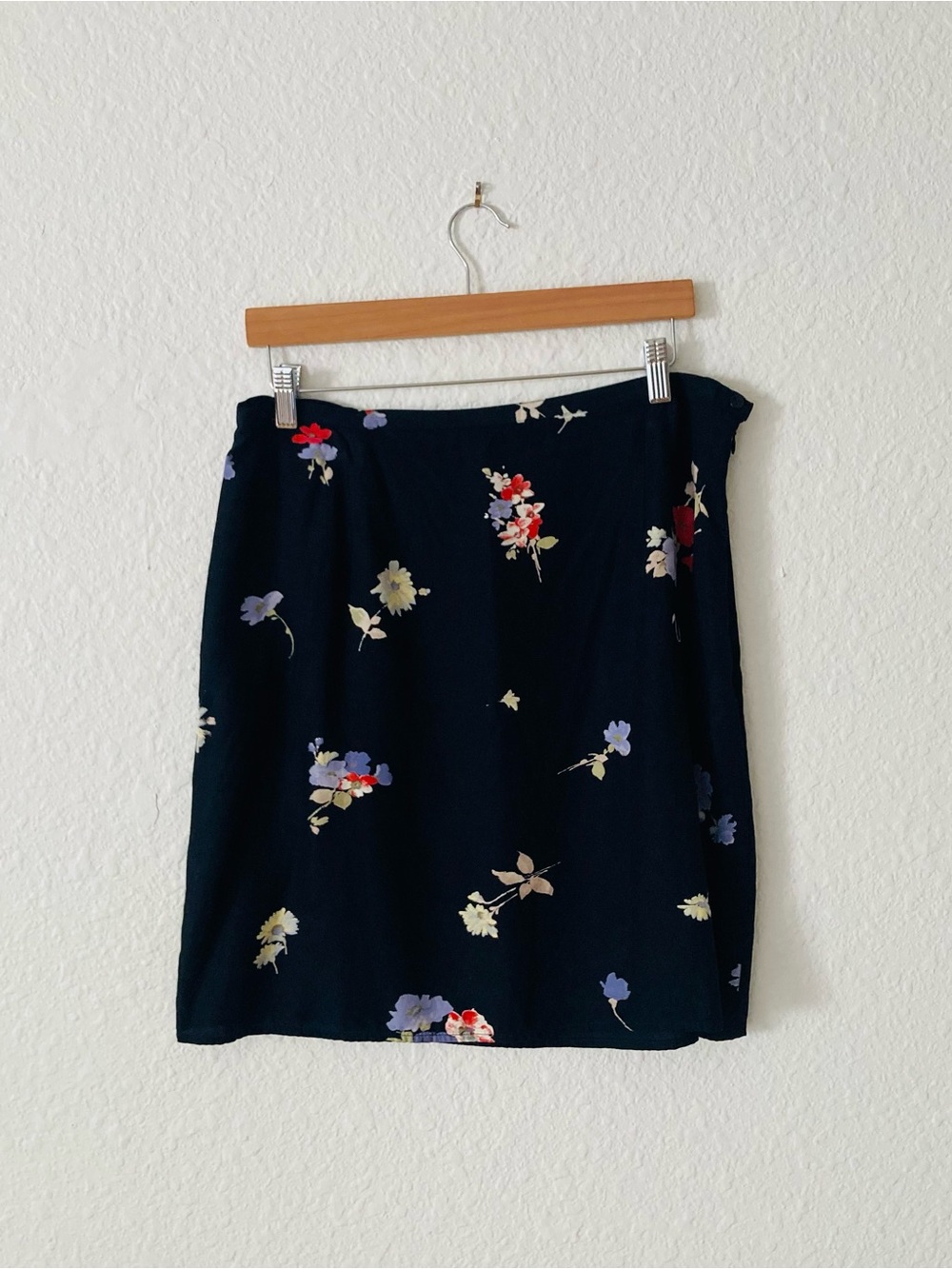Vintage 90s Rayon Gap Miniskirt